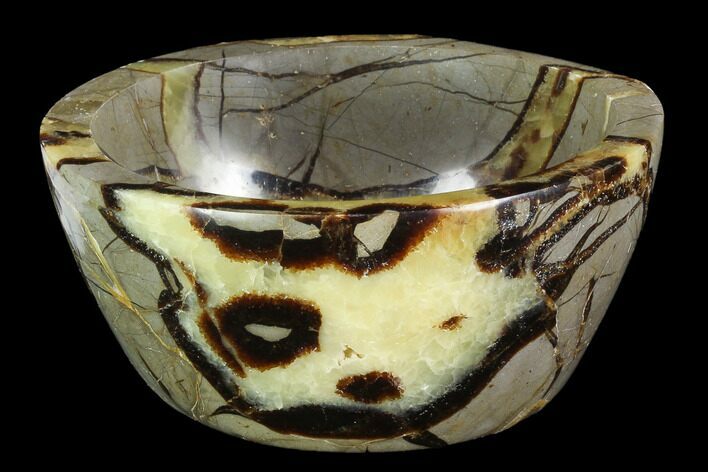 Polished Septarian Bowl - Madagascar #95120